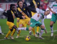 Fussball DFB Pokal  Achtelfinale 08/09   Borussia Dortmund - Werder Bremen