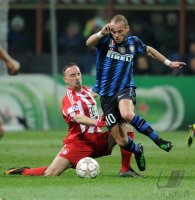 Fussball CHL  Saison 2010/2011: Inter Mailand - FC Bayern Muenchen