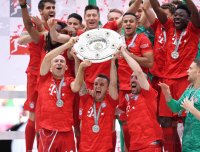 Fussball 1. Bundesliga Saison 18/19: Meister FC Bayern Muenchen