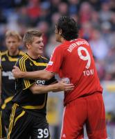 Fussball 1. Bundesliga 2008/2009  FC Bayern Muenchen - Bayer Leverkusen