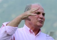 Fussball 1. Bundesliga Saison   2011/2012 : Praesident Uli Hoeness (FC Bayern Muenchen)