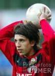 Fussball 1. Bundesliga: Bayer 04, PLACENTE beim Einwurf