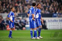 Fussball 1. Bundesliga: Kevin Kuranyi, Marcelo Bordon (v. li., Schalke)