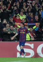 FUSSBALL  International CHL 09/10 :  JUBEL MESSI (FC Barcelona )