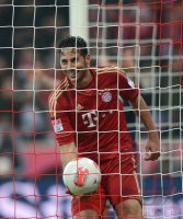FUSSBALL  1. BUNDESLIGA  Saison 2012/2013: JUBEL Claudio Pizarro (FC Bayern Muenchen)