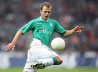 Fussball 1. Bundesliga: Werder, JENSEN Einzelaktion