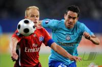 FUSSBALL UEFA CUP: Hamburg - Urziceni