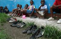 Fussball im Armenviertel Umlazi bei Durban