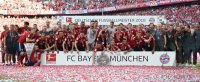 Fussball 1. Bundesliga Saison 17/18: Meister FC Bayern Muenchen