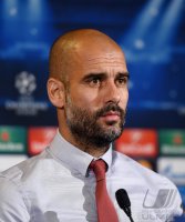 Fussball CHL  Saison 2014/2015: Trainer Pep Guardiola (FC Bayern Muenchen)