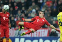 Fussball CHL  Saison 2011/2012:  Franck Ribery (FC Bayern Muenchen)