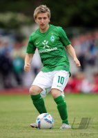 Fussball 1. Bundesliga, Testspiel: Werder Bremen, MARIN am Ball