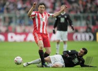 Fussball 1. Bundesliga  Saison 2010/2011: VfL Wolfsburg - FC Bayern Muenchen