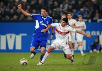 FUSSBALL, 1. BUNDESLIGA, 25. Spieltag: Schalke - Stuttgart