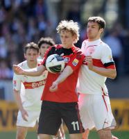 FUSSBALL  1. BUNDESLIGA  09/10    VfB Stuttgart - Bayer Leverkusen