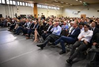 Streitgespraech OB Boris Palmer und AfD Landesvorsitzender Markus Frohnmaier in Tuebingen