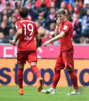 Fussball 1. Bundesliga Saison 14/15: Bastian Schweinsteiger (FC Bayern Muenchen)