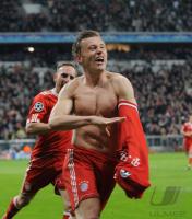 FUSSBALL  International CHL 09/10 :  JUBEL OLIC  (FC Bayern  Muenchen)