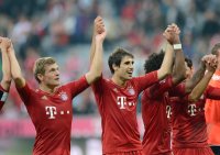 Fussball 1. Bundesliga Saison 11/12: Javi Martinez (FC Bayern Muenchen)
