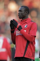 Fussball 1. Bundesliga  Saison 2010/2011:  Papiss Demba Cisse (SC Freiburg)