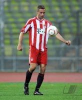 Fussball 1. Bundesliga : Fernseh Moderator Kai Pflaume (FC Bayern)