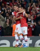 FUSSBALL  CHL  Saison 2013/2014: Arsenal London - SSC Neapel