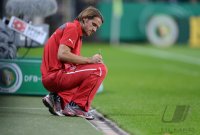 Fussball DFB Pokal 2. Runde 13/14: Trainer Thomas Schneider (VfB Stuttgart)