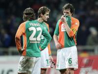 Fussball 1. Bundesliga: Bremen - Hamburg, Bremen enttaeuscht