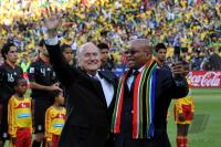 FUSSBALL WM 2010, Eroeffnungsspiel VORRUNDE:  Suedafrika - Mexiko