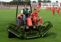 Fussball 1. Bundesliga 2012/2013:  Fototermin beim  FC Bayern Muenchen
