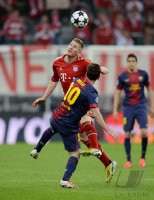 FUSSBALL INTERNATIONAL CHL HALBFINALE 12/13: FC Bayern Muenchen - FC Barcelona