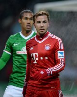 Fussball  1. Bundesliga  13/14: SV Werder Bremen - FC Bayern Muenchen