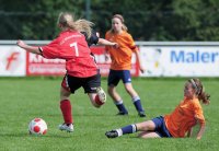 Fussball Jugendturnier Maedchen C-Jugend in Salzstetten