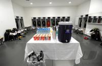 Fussball Nationalmannschaft: Deutschland Kabine in der Allianz Arena