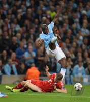Fussball CHL  Saison 2013/2014:  Manchester City - FC Bayern Muenchen