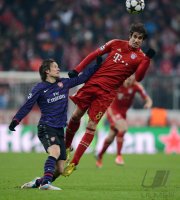 FUSSBALL INTERNATIONAL CHL ACHTELFINALE 12/13: FC Bayern Muenchen - FC Arsenal London