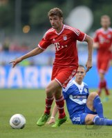 FUSSBALL 1. Bundesliga 13/14: Thomas Mueller (FC Bayern Muenchen)