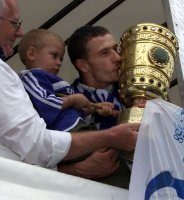 Fussball DFB  Pokalfinale 2000/2001: FC Schalke 04 - Union Berlin