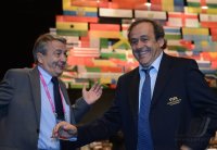 FUSSBALL 62. FIFA  Kongress in Budapest 2012: Vizepraesident Michel PLATINI (Frankreich, FIFA-Exekutivkomitee und UEFA Praesident)