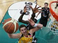 Bsaketball 1. Bundesliga Walter Tigers Tuebingen 65-60  Skyliners Frankfurt