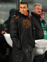 FUSSBALL SERIE A:  Trainer Luis Enrique (AS Rom)