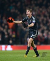 FUSSBALL INTERNATIONAL CHL ACHTELFINALE 12/13: Thomas Mueller (FC Bayern Muenchen)