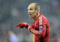 Fussball CHL  Saison 2011/2012:  Arjen Robben (FC Bayern Muenchen)