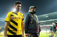 Fussball, 1. Bundesliga  Saison 2014/2015: SV Werder Bremen - Borussia Dortmund