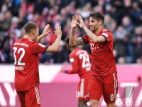 Fussball 1. Bundesliga Saison 18/19: FC Bayern Muenchen - Hertha BSC Berlin