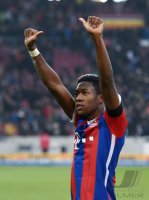 Fussball 1. Bundesliga Saison 14/15: JUBEL David Alaba (FC Bayern Muenchen)