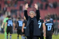 Fussball Europa League Saison 2012/2013: JUBEL Trainer Vladimir Petkovic (Lazio Rom)