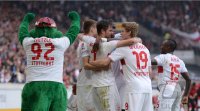 Fussball  1. Bundesliga  13/14: JUBEL VfB Stuttgart