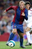 Fussball, Primera Division, Barcelona: GUDJOHNSEN Einzelaktion