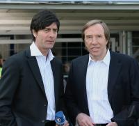 Fussball International Bundestrainer Loew und Netzer
